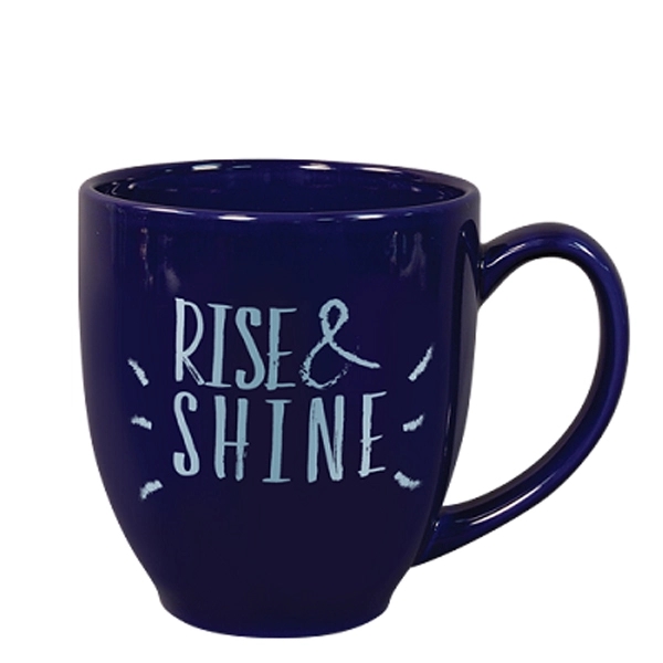Solid-Color Bistro Mug 16 oz. Cobalt Cerami  5.25" W x... from ASI 74710 Numo