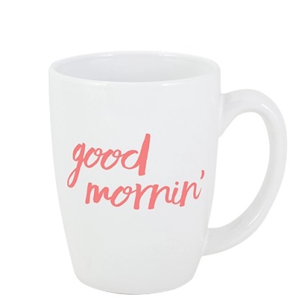 Challenger 11 oz. White Ceramic Mug 4.25" W x 4.5" H... from ASI 74710 Numo