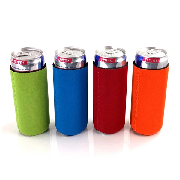 Slim can holders made of neoprene in full colored sublimation or... from ASI 68190 Lungsal / Lungsal