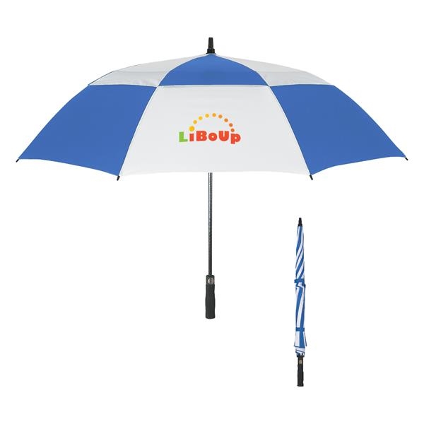 Vented, windproof 58" arc umbrella... from ASI 61125 Hit Promotional Products / Hit®