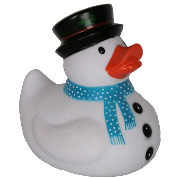5" Snowman Duck rubber duck are squeaking for joy.... from ASI 37170 Assurance Industries Co Inc / Assurance