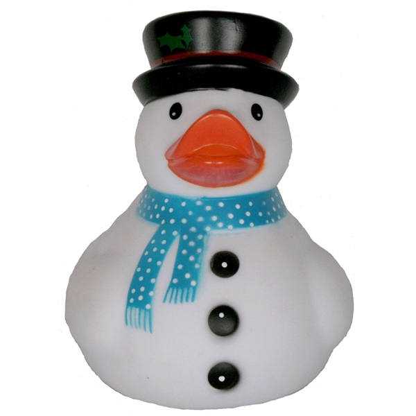 5" Snowman Duck rubber duck are squeaking for joy.... from ASI 37170 Assurance Industries Co Inc / Assurance