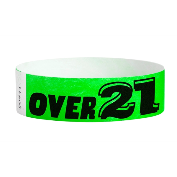 Pre-printed strong band Tyvek wristband, 3/4" x 10".... from ASI 68707 Marathon Mfg & Supply Co.