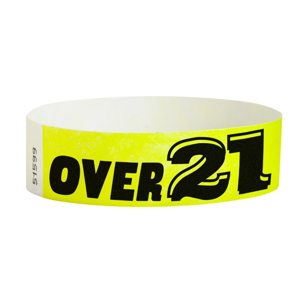 Pre-printed strong band Tyvek wristband, 3/4" x 10".... from ASI 68707 Marathon Mfg & Supply Co.