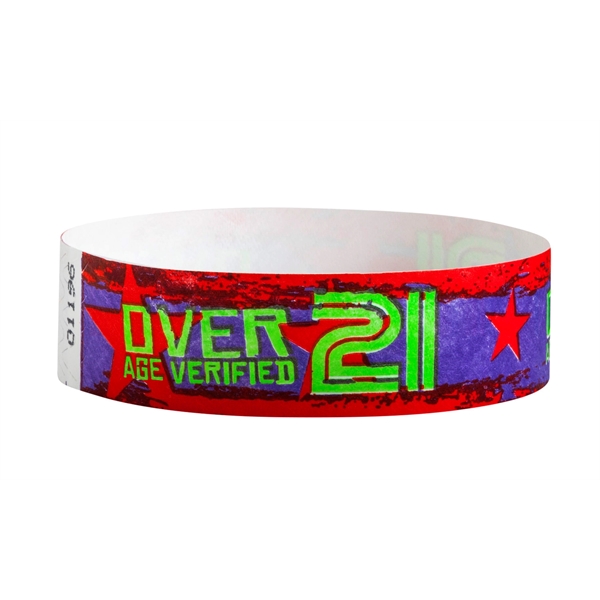 Pre-printed strong band Tyvek wristband, 3/4" x 10".... from ASI 68707 Marathon Mfg & Supply Co.
