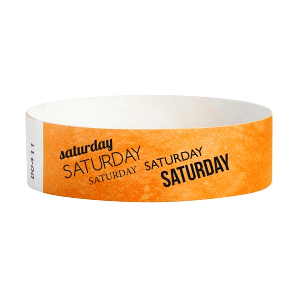 Pre-printed strong band Tyvek wristband, 3/4" x 10".... from ASI 68707 Marathon Mfg & Supply Co.