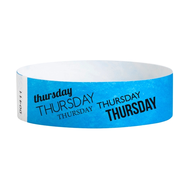 Pre-printed strong band Tyvek wristband, 3/4" x 10".... from ASI 68707 Marathon Mfg & Supply Co.