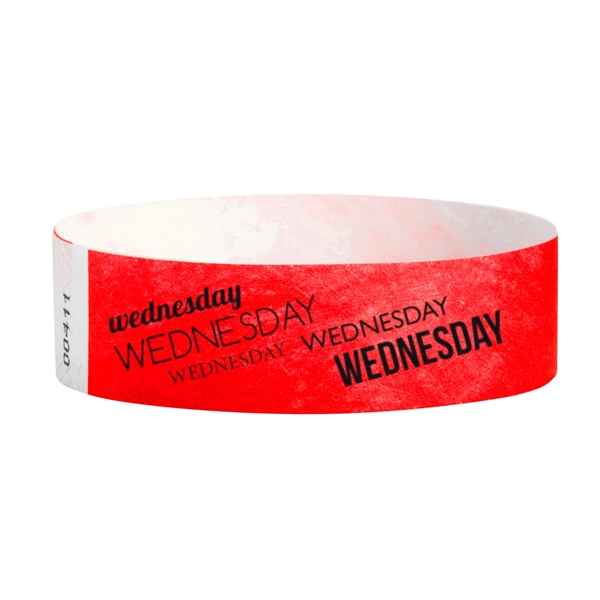 Pre-printed strong band Tyvek wristband, 3/4" x 10".... from ASI 68707 Marathon Mfg & Supply Co.