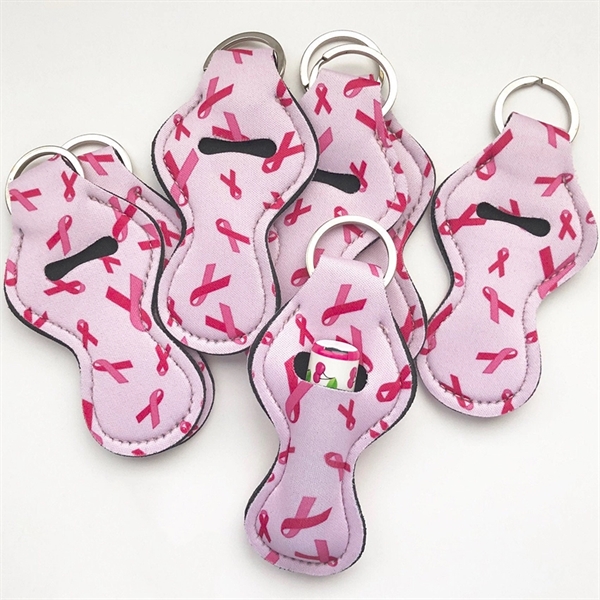 Lip balm holder keychains made of neoprene (wetsuit material).... from ASI 68190 Lungsal / Lungsal