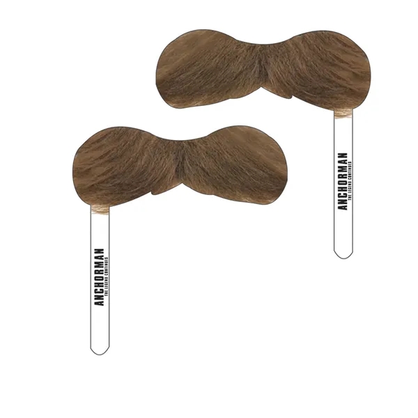 Digitally printed one piece paper stick mustache.... from ASI 67620 Lion Circle Corp / Lion/Circle