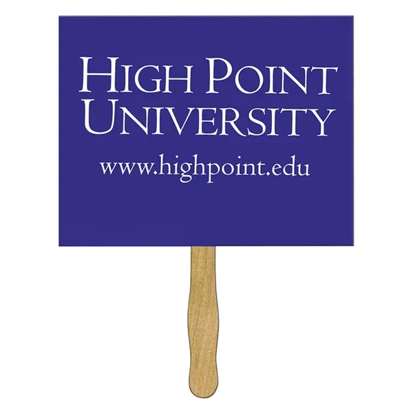 8" x 12" Rectangle hand sign on 12" stick, heavy 22... from ASI 67620 Lion Circle Corp / Lion/Circle
