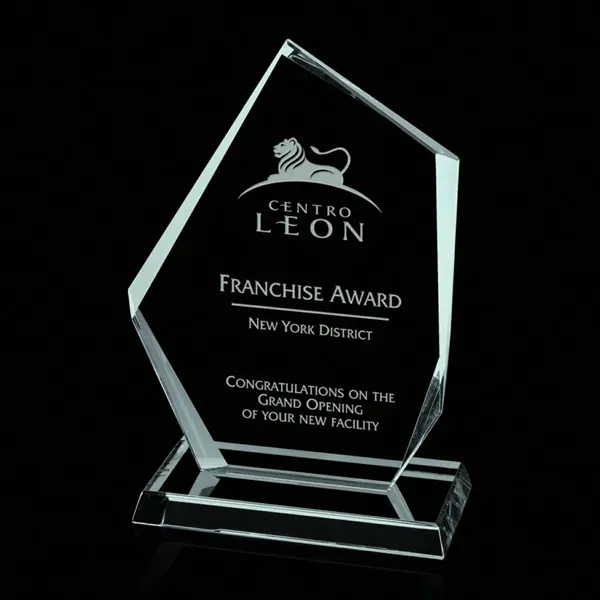 Jade glass award with unique design.... from ASI 84592 St Regis Group / St Regis