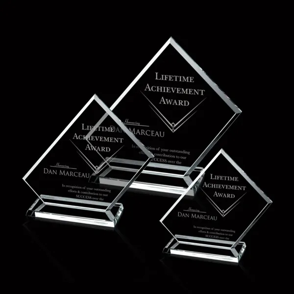 The Dunlop is essentially a beveled, 0.375" Starfire glass rectangle cut... from ASI 84592 St Regis Group / Prestige Glass