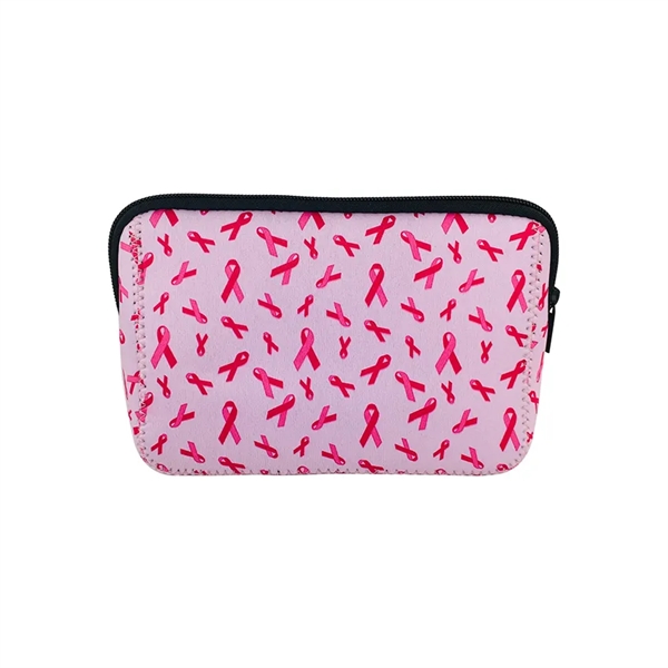 Neoprene make up bags in solid colors or full color sublimation.... from ASI 68190 Lungsal / Lungsal