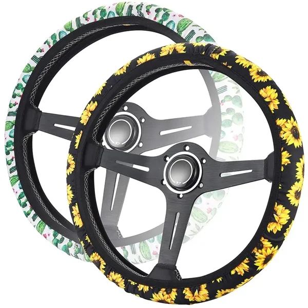 Neoprene steering wheel covers in solid colors or full color sublimation.... from ASI 68190 Lungsal / Lungsal