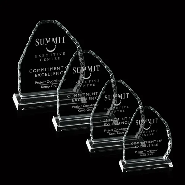 Iceberg Mountain Award- 3/8" Starfire.... from ASI 84592 St Regis Group / Prestige Glass