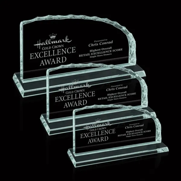 Horizontal Iceberg Award- Jade.... from ASI 84592 St Regis Group / Prestige Glass