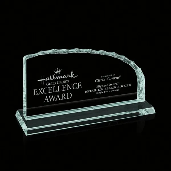 Horizontal Iceberg Award- Jade.... from ASI 84592 St Regis Group / Prestige Glass