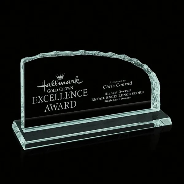 Horizontal Iceberg Award- Jade.... from ASI 84592 St Regis Group / Prestige Glass