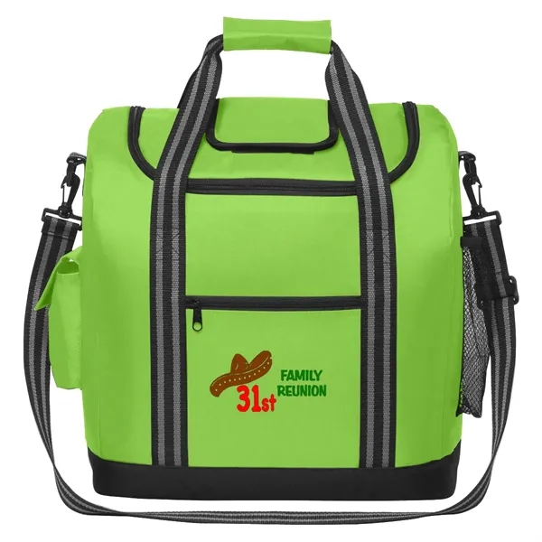 Insulated cooler bag with easy access top compartment.... from ASI 61125 Hit Promotional Products / Hit®