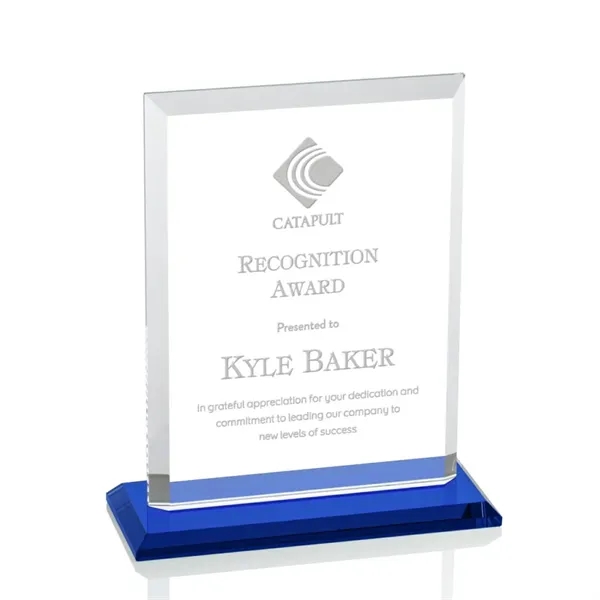 Our extraordinary beveled Starfire rectangle award is combined with sapphire optical... from ASI 84592 St Regis Group / St Regis