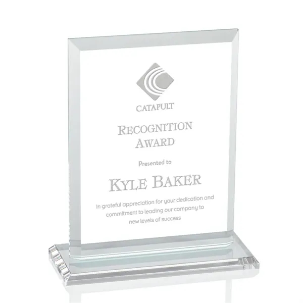 Our extraordinary beveled Starfire rectangle award is combined with optical crystal... from ASI 84592 St Regis Group / St Regis