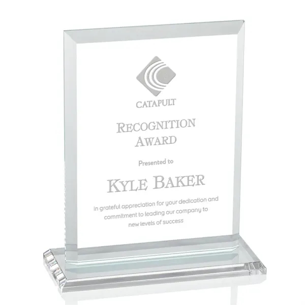 Our extraordinary beveled Starfire rectangle award is combined with optical crystal... from ASI 84592 St Regis Group / St Regis