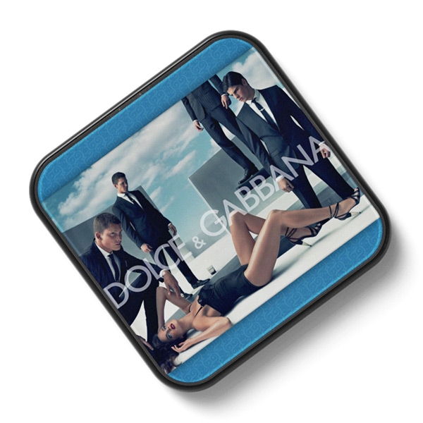 The PowerSquare Glass is a Qi Wireless Charger; ultra-slim square shape,... from ASI 47962 Qpromo