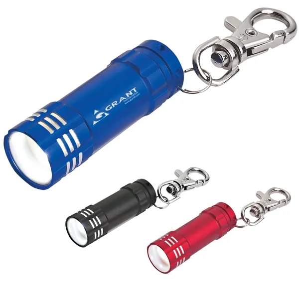 Mini aluminum LED light with key clip.... from ASI 61125 Hit Promotional Products / Hit®