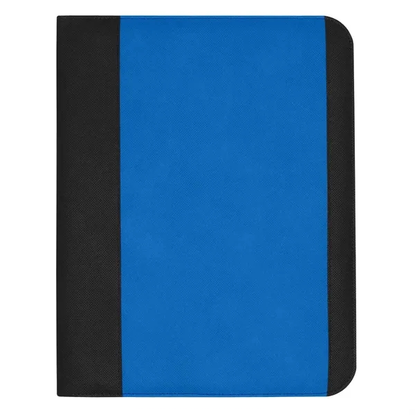 Non woven large padfolio with 8 1/2" x 11" writing pad... from ASI 61125 Hit Promotional Products / Hit®
