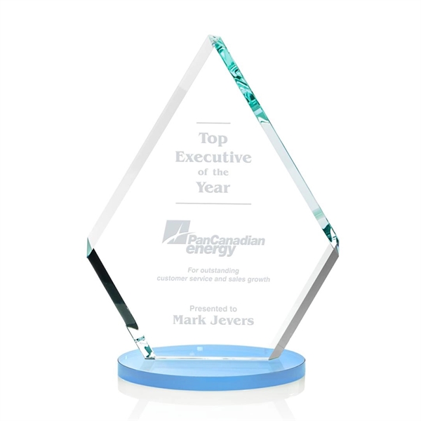 Our extraordinary double-sided beveled starfire diamond award is combined with sky... from ASI 84592 St Regis Group / St Regis