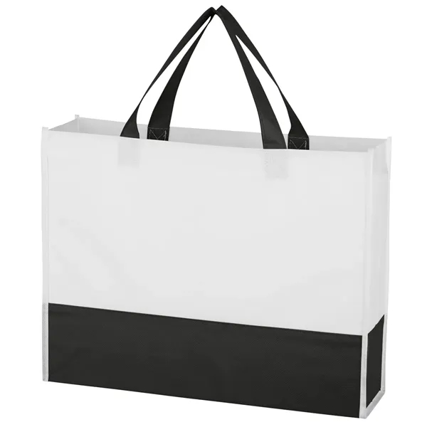 Non-Woven Prism Tote Bag Made Of 70 Gram Non-Woven, Coated Water-Resistant... from ASI 61125 Hit Promotional Products / Hit®