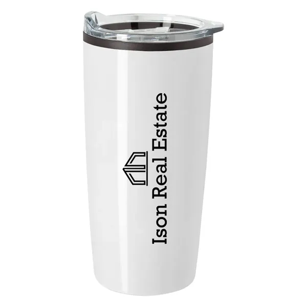 20 oz. tumbler made of stainless steel with a plastic inner... from ASI 61125 Hit Promotional Products / Hit®