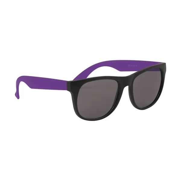 Rubberized sunglasses made of polypropylene with UV400 lenses that provide 100%... from ASI 61125 Hit Promotional Products / Hit®