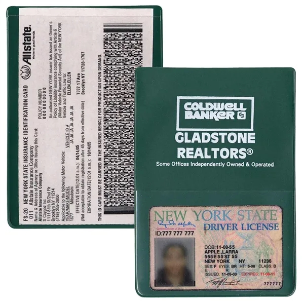 Insurance Card Holder(with extra pocket)... from ASI 83770 Royal Industries / The Royal Line