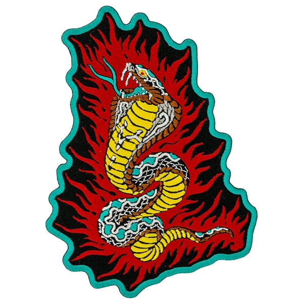 Embroidered patches in assorted shapes and sizes in up to seven... from ASI 52263 EMT / EMT EMT EASY