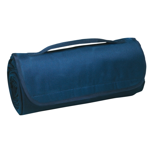 Large 48" x 53" polyester sweatshirt material blanket with fleece underside.... from ASI 61125 Hit Promotional Products / Hit®