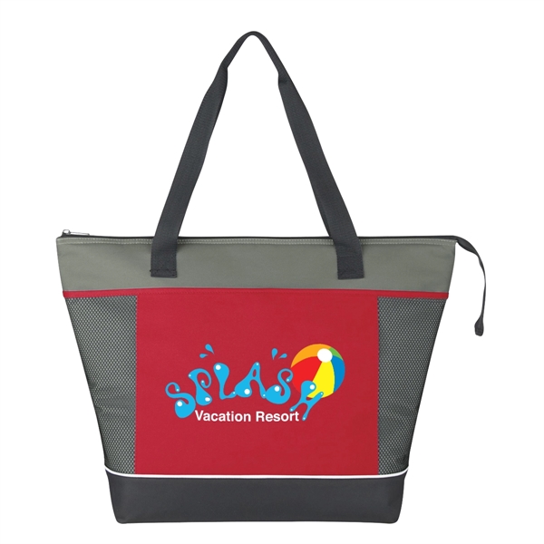 Mega Shopping Kooler Tote Bag. Made Of 600D Polyester.  PEVA... from ASI 61125 Hit Promotional Products / Hit®
