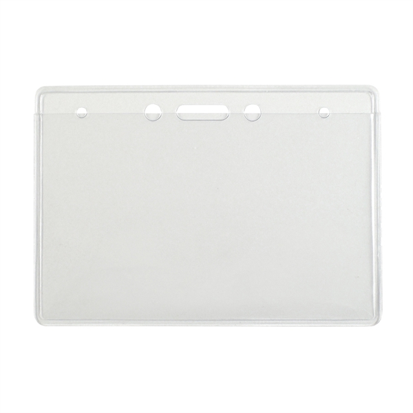 Economical event-size vinyl badge holders are perfect for displaying larger cards... from ASI 79898 Promovision / PROMOVISION