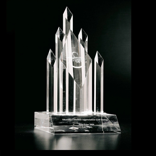 Optical crystal achievement award, diamonds.... from ASI 62820 International Merch Concepts / IMC