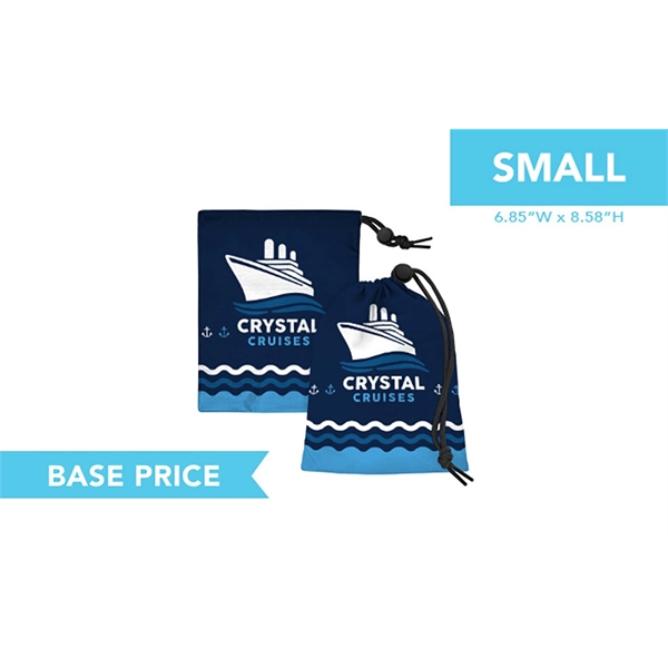 Full color ripstop nylon pouch with drawstring and plastic toggle.... from ASI 45657 Pop! Promos