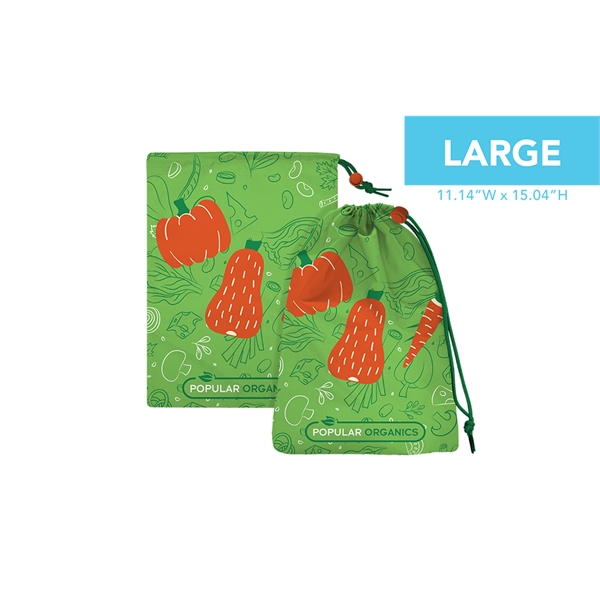 Full color ripstop nylon pouch with drawstring and plastic toggle.... from ASI 45657 Pop! Promos