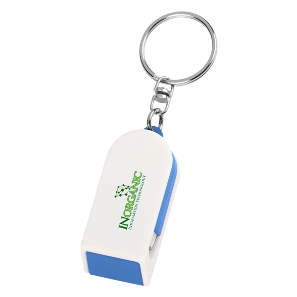 Phone Stand And Screen Cleaner Combo Keychain... from ASI 61125 Hit Promotional Products / Hit®