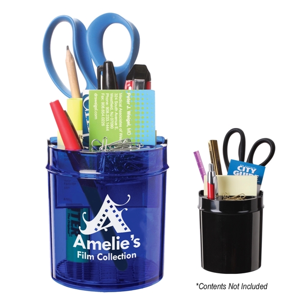 Desk organizer with pen slot and compartment... from ASI 61125 Hit Promotional Products / Hit®