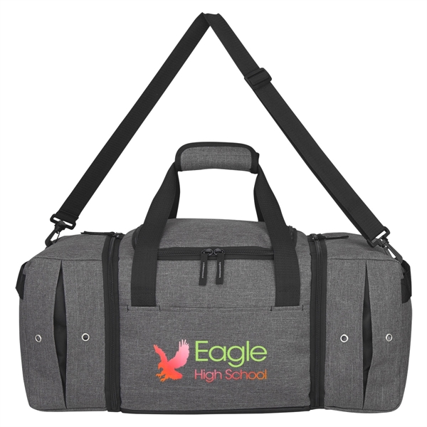 Duffel bag made of polycanvas with side handles, shoulder strap, multiple... from ASI 61125 Hit Promotional Products / Hit®