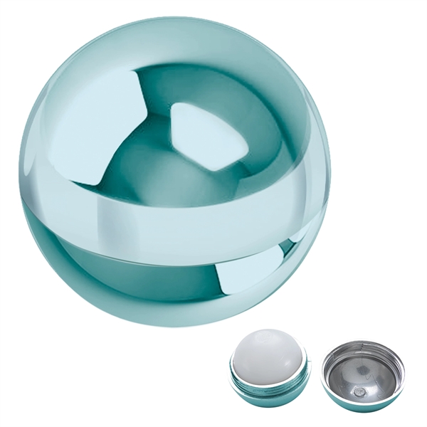 Metallic lip moisturizer ball that's vanilla flavored and safety sealed.... from ASI 61125 Hit Promotional Products / Hit®
