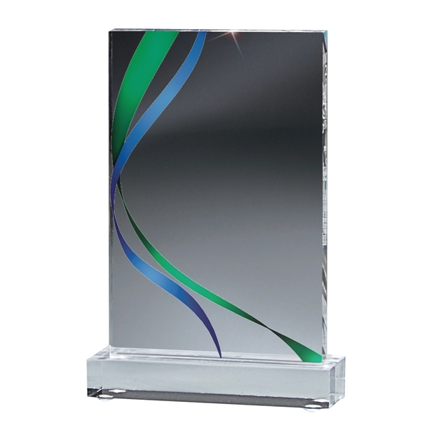 4 1/2" x 7" award made of clear lucite acrylic... from ASI 61125 Hit Promotional Products / Hit®