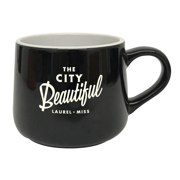 14 oz. mini bistro ceramic mug.... from ASI 40261 Berney-Karp Inc / Creative Source