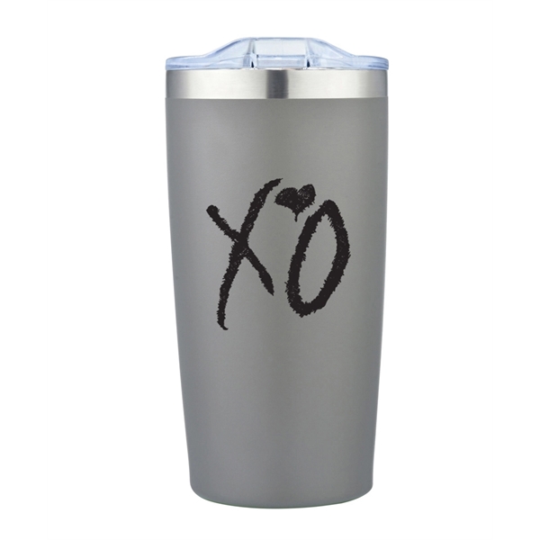 20 oz. colored stainless tumbler with stainless liner.... from ASI 40261 Berney-Karp Inc / Creative Source