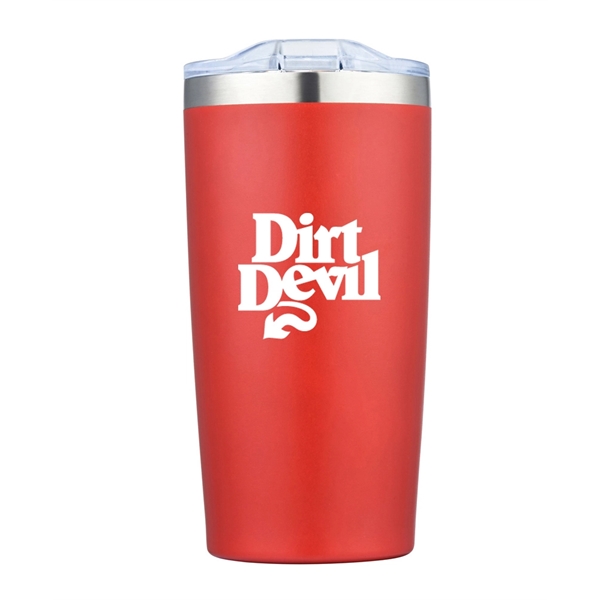 20 oz. colored stainless tumbler with stainless liner.... from ASI 40261 Berney-Karp Inc / Creative Source